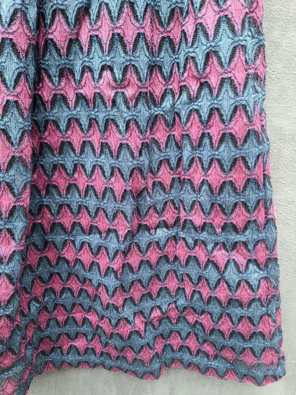 Anthropologie X Let Me Be Textured Maxi Skirt Sz S Blue Purple Lined Dressy NWT - Picture 10 of 11
